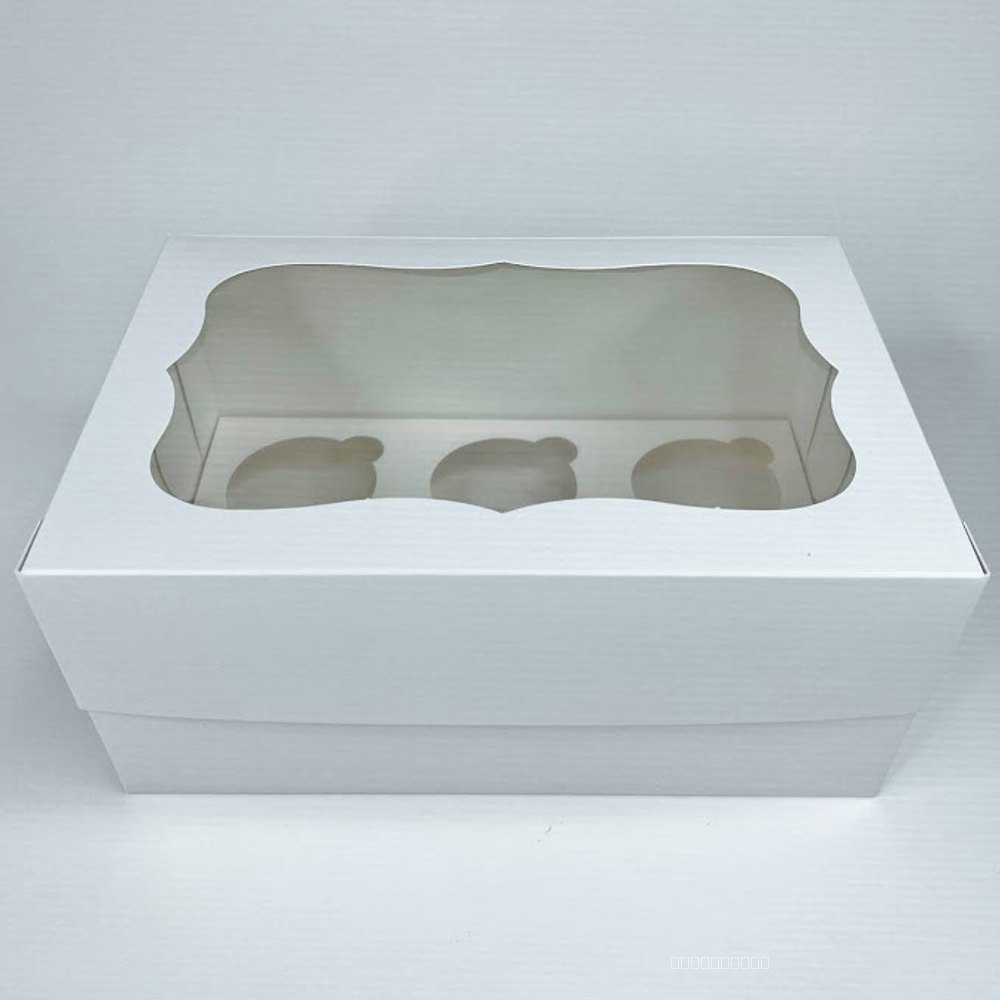 Коробка 6 капкейки (25*17*11см)