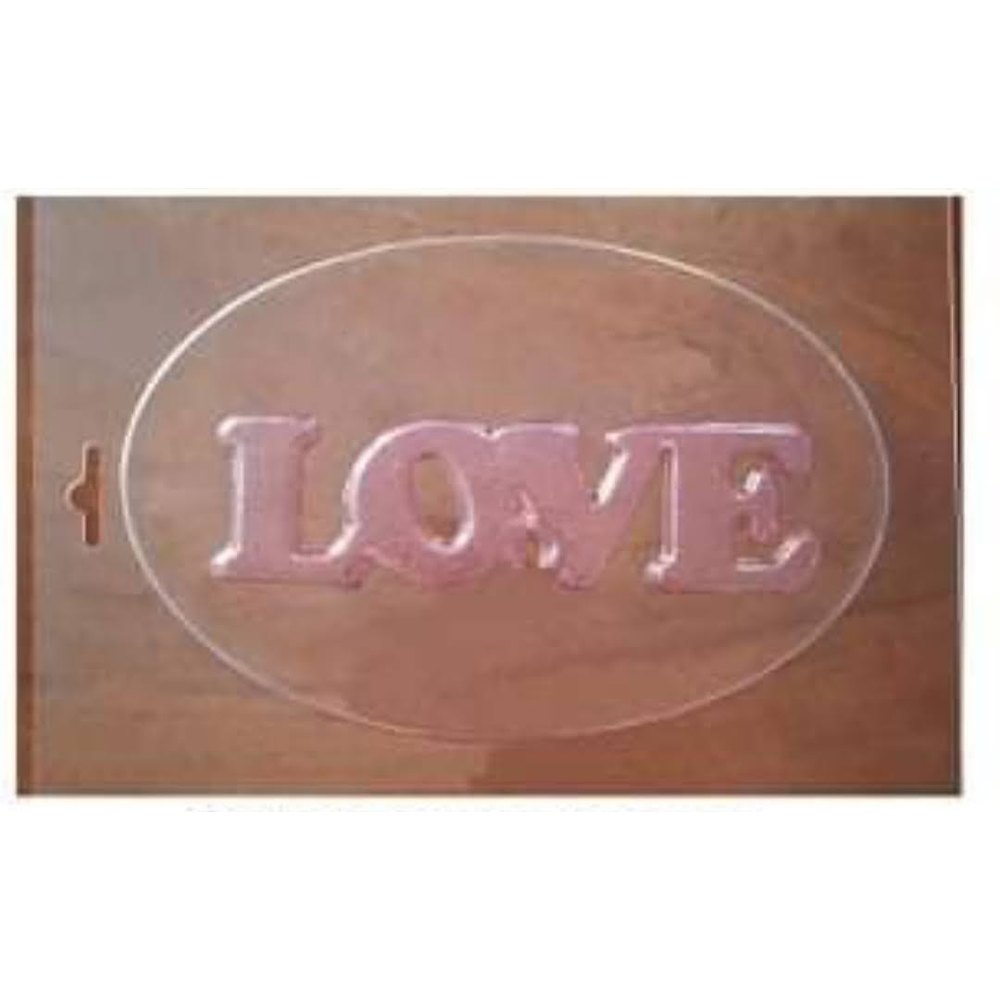 Форма пластикова для шоколаду Love