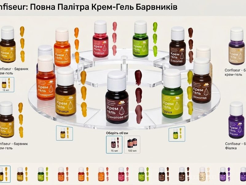 Харчовий крем-гель барвник